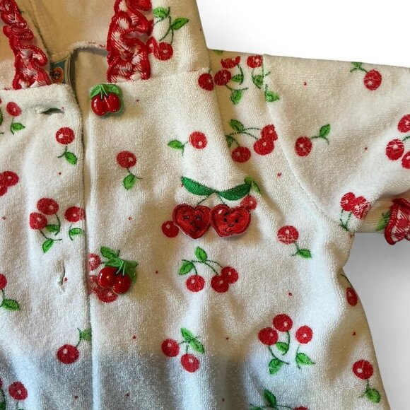 Vintage Baby Buns Inc Girl Swim Towel Hooded Cover Up 24 Months - Picture 2 of 5